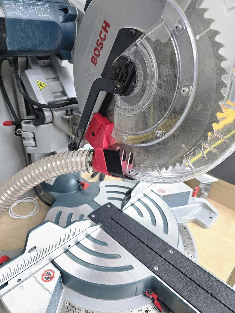Bosch GCM12SD Miter Saw Dust Collection Modification