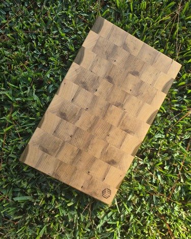 Poplar End Grain Cutting Board | Handmade Butcher Block | Meat & Cheese Board