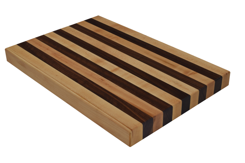 Maple with Cherry Edge Grain Cutting Board | Handmade Butcher Block | Meat & Cheese Board | Butcher Block | Kitchen Housewarming Gift