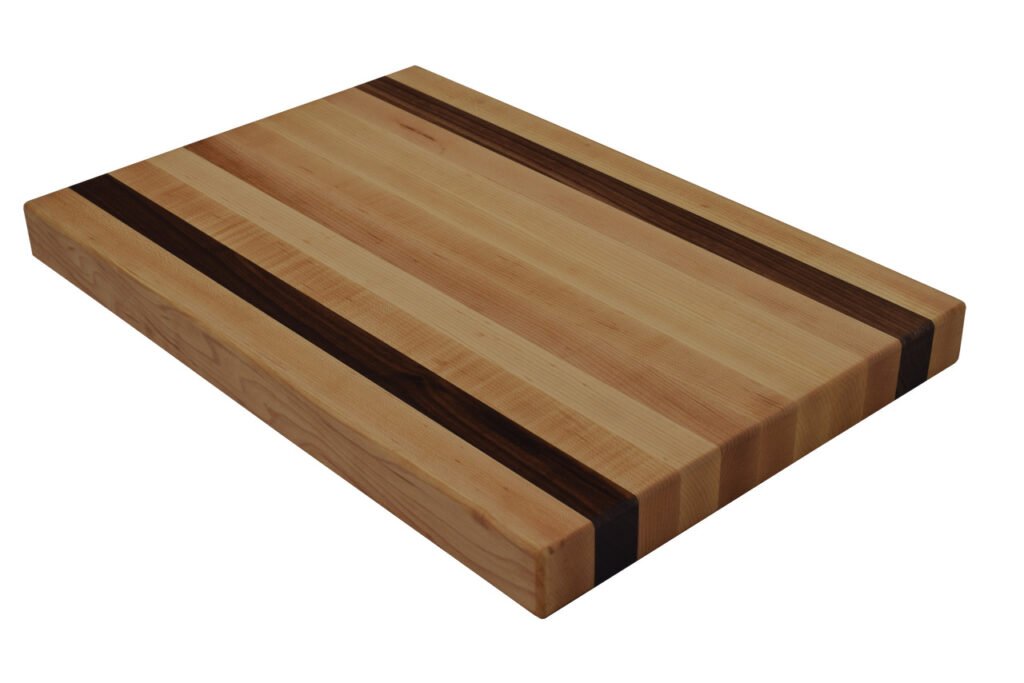 Maple & Walnut Edge Grain Cutting Board | Handmade Butcher Block | Meat & Cheese Board | Butcher Block | Kitchen Housewarming Gift